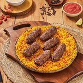 Grilled Meat Kofta Biryani