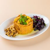 Hummus With Muhammara  