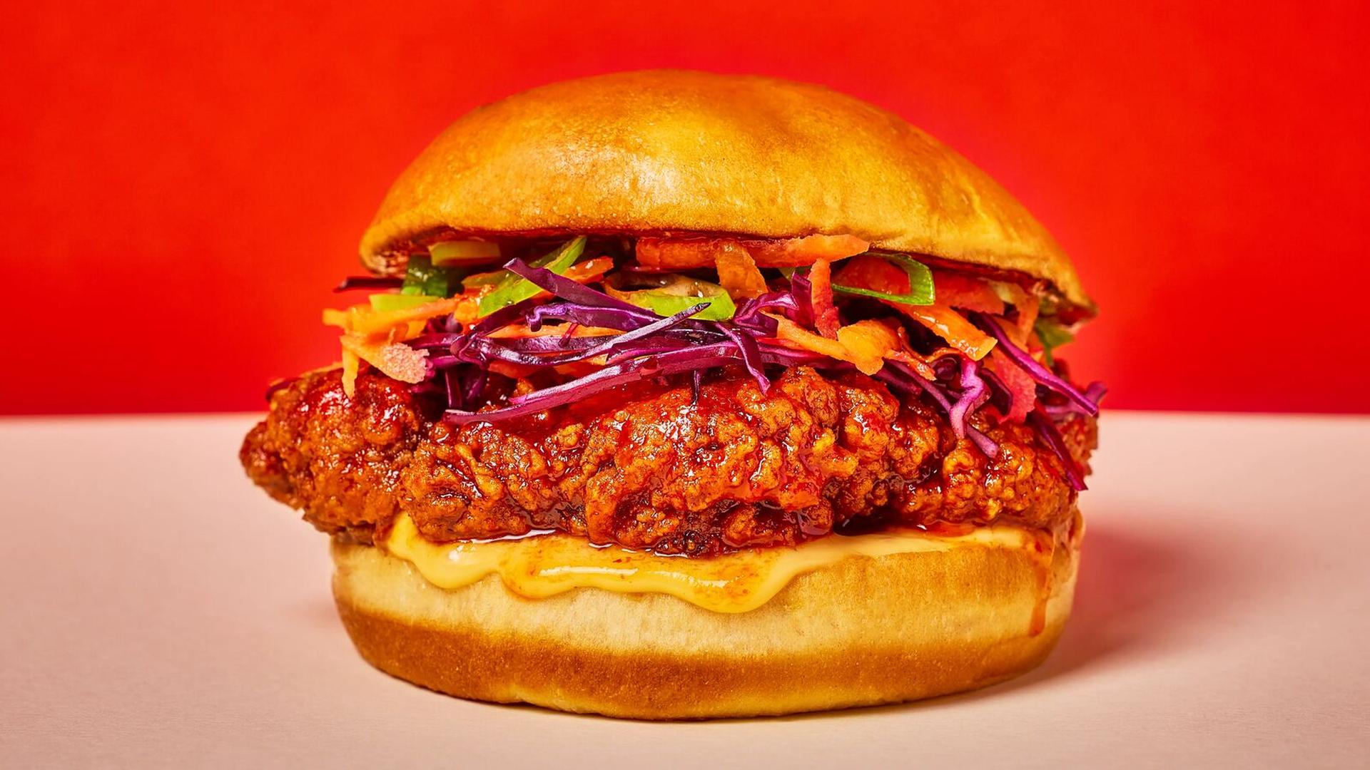 Sriracha Honey Chicken Burger