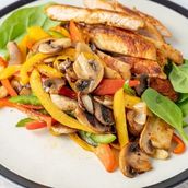 Grill Chicken Breast And Grill Vegetables 