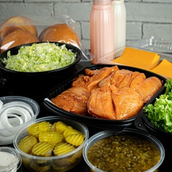 Chicken BBQ Box 6 Sandwiches