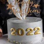 Concrete New Year Cake 2022
