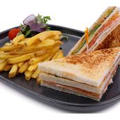 Sal's Club Sandwich (Salmon)
