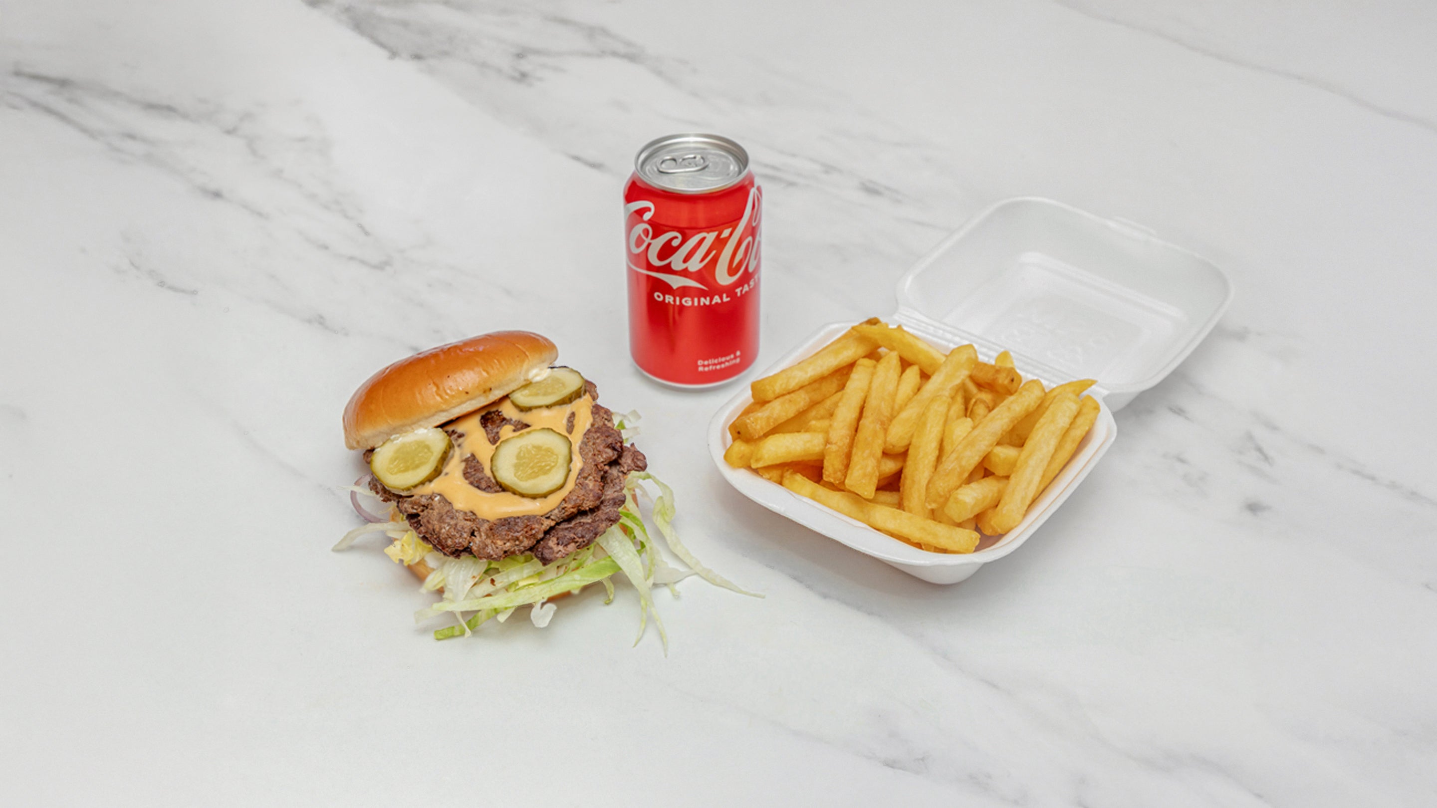 Double Lamb Burger Meal