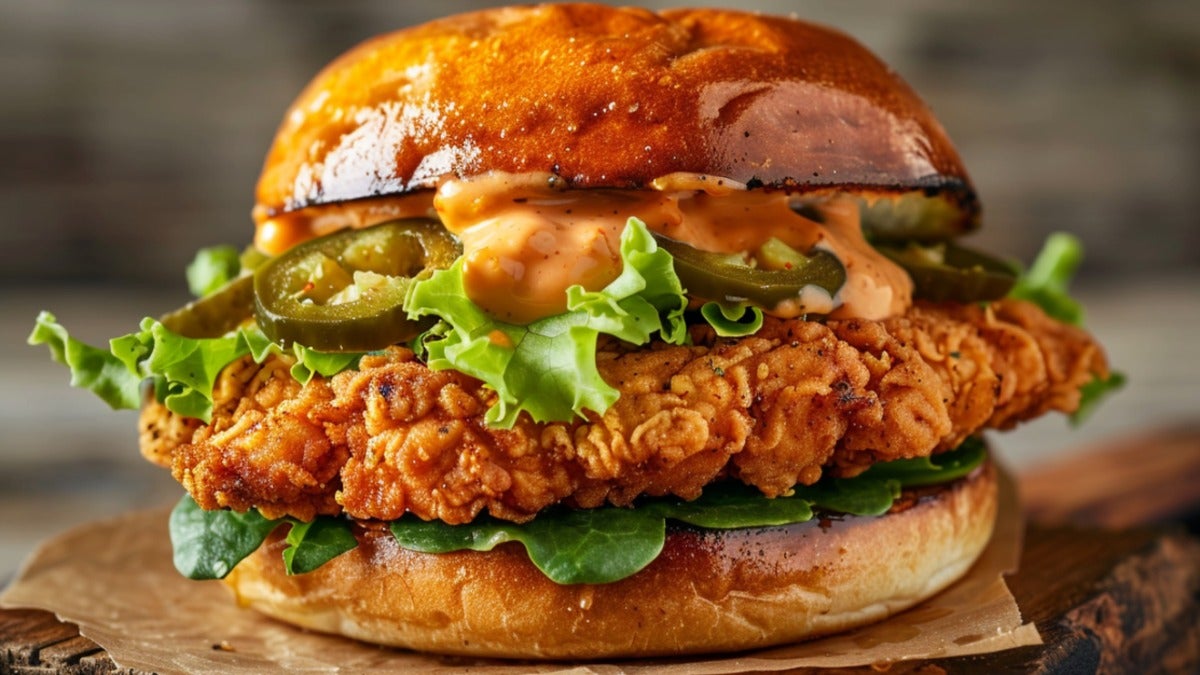 Hot Honey Chicken Burger