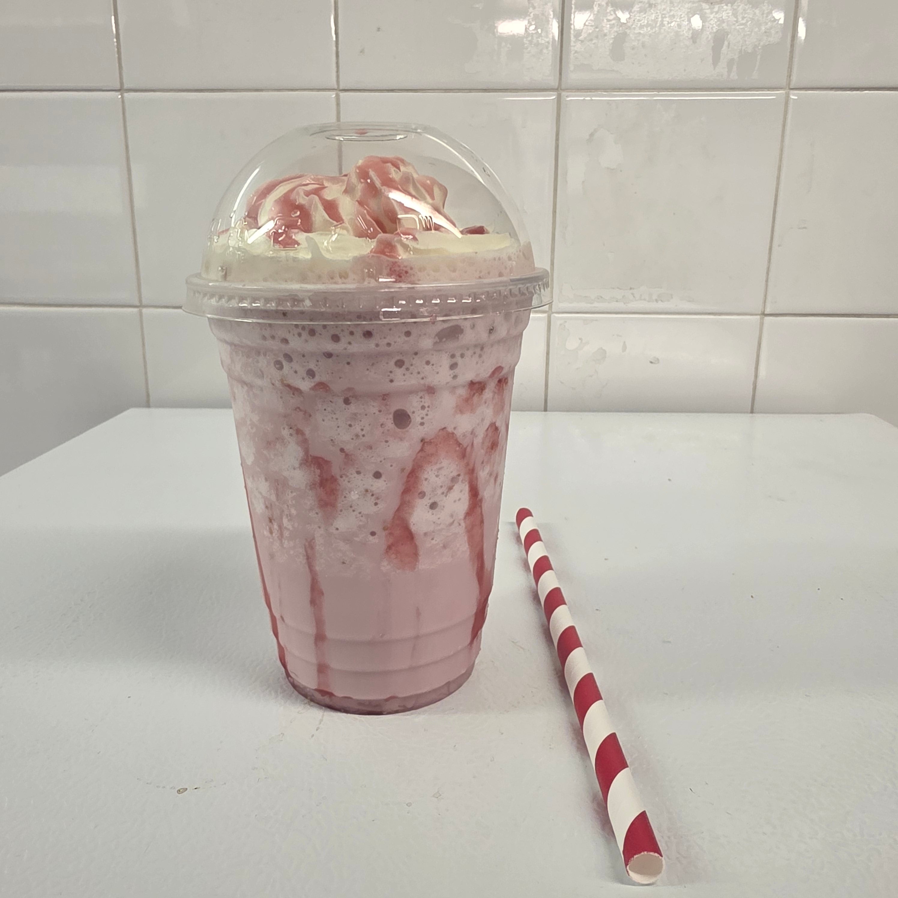 Strawberry  & Cream Frappe