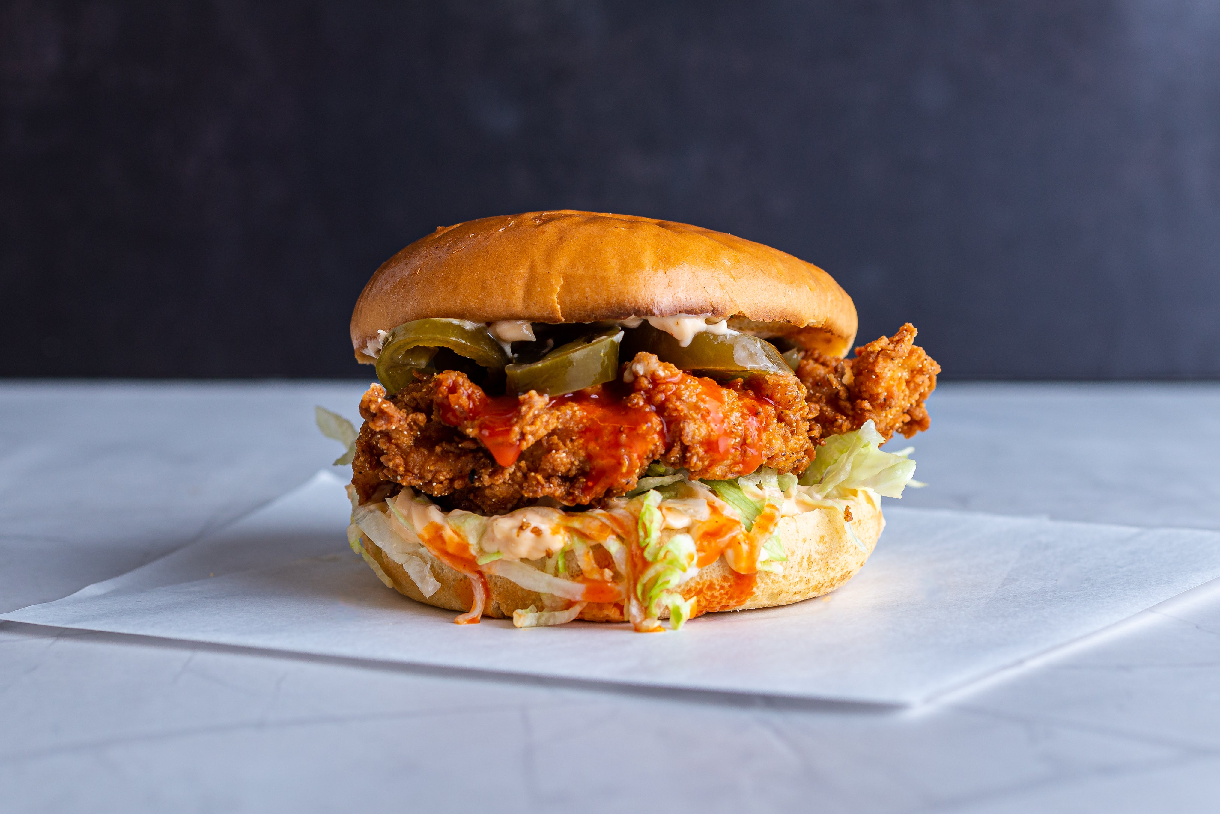 Spicy Clucker Burger