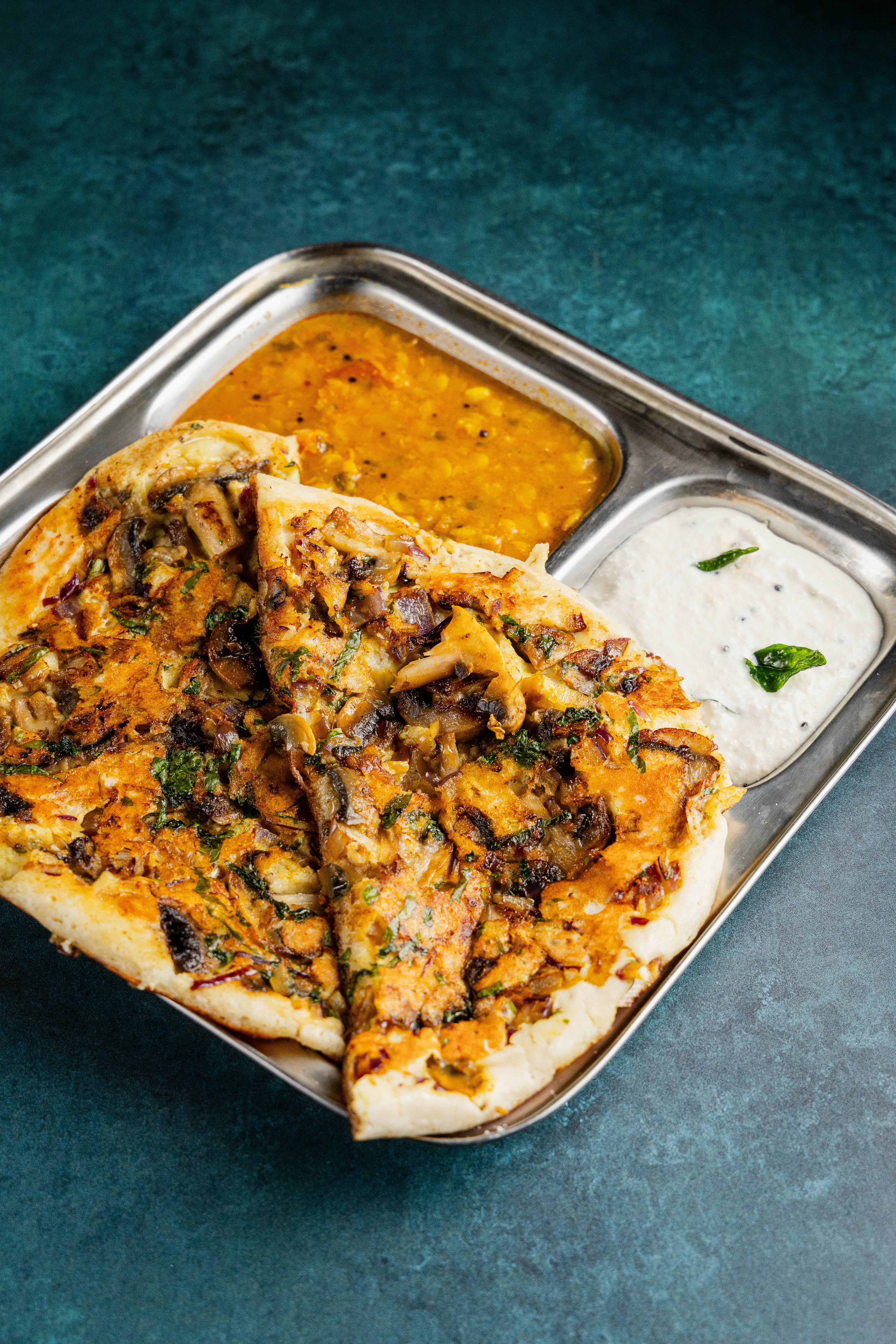 Mushroom Masala Utthapam