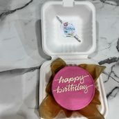 Pink HBD Bento Cake
