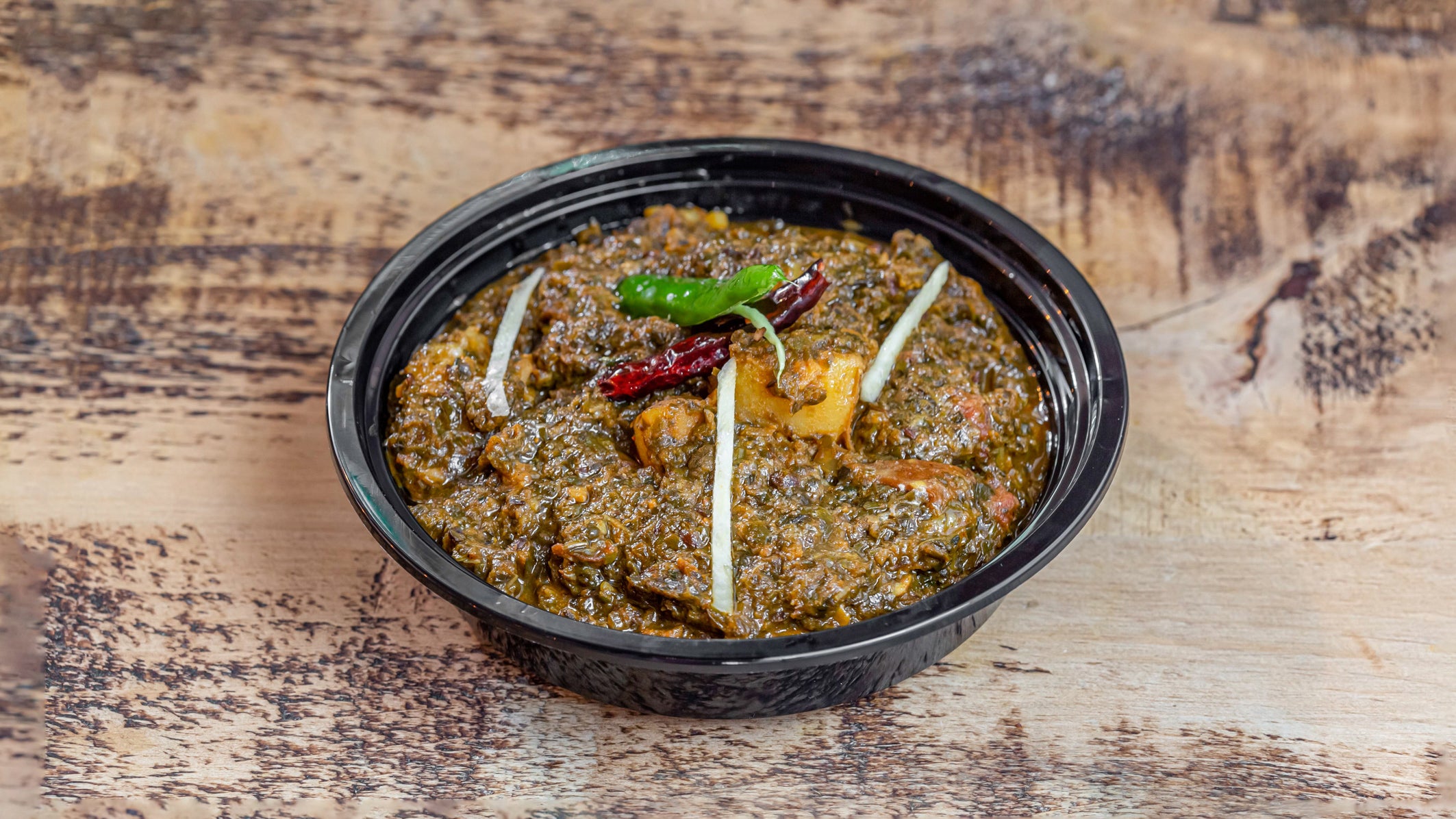 Vegan Palak Saag Aloo
