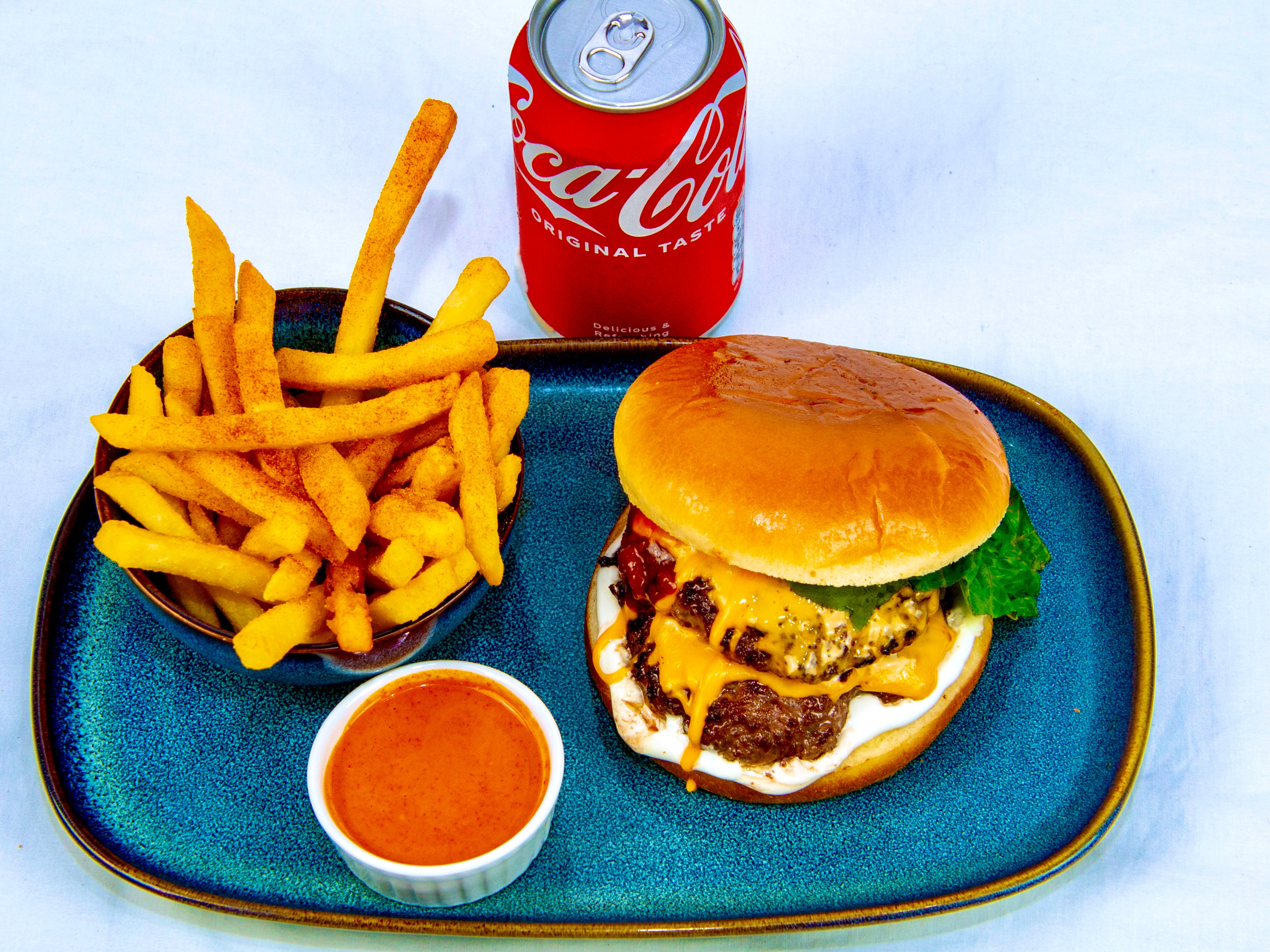 Gourmet Style Beef Burger Meal