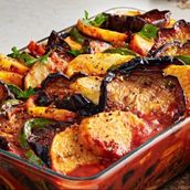 Seafood moussaka