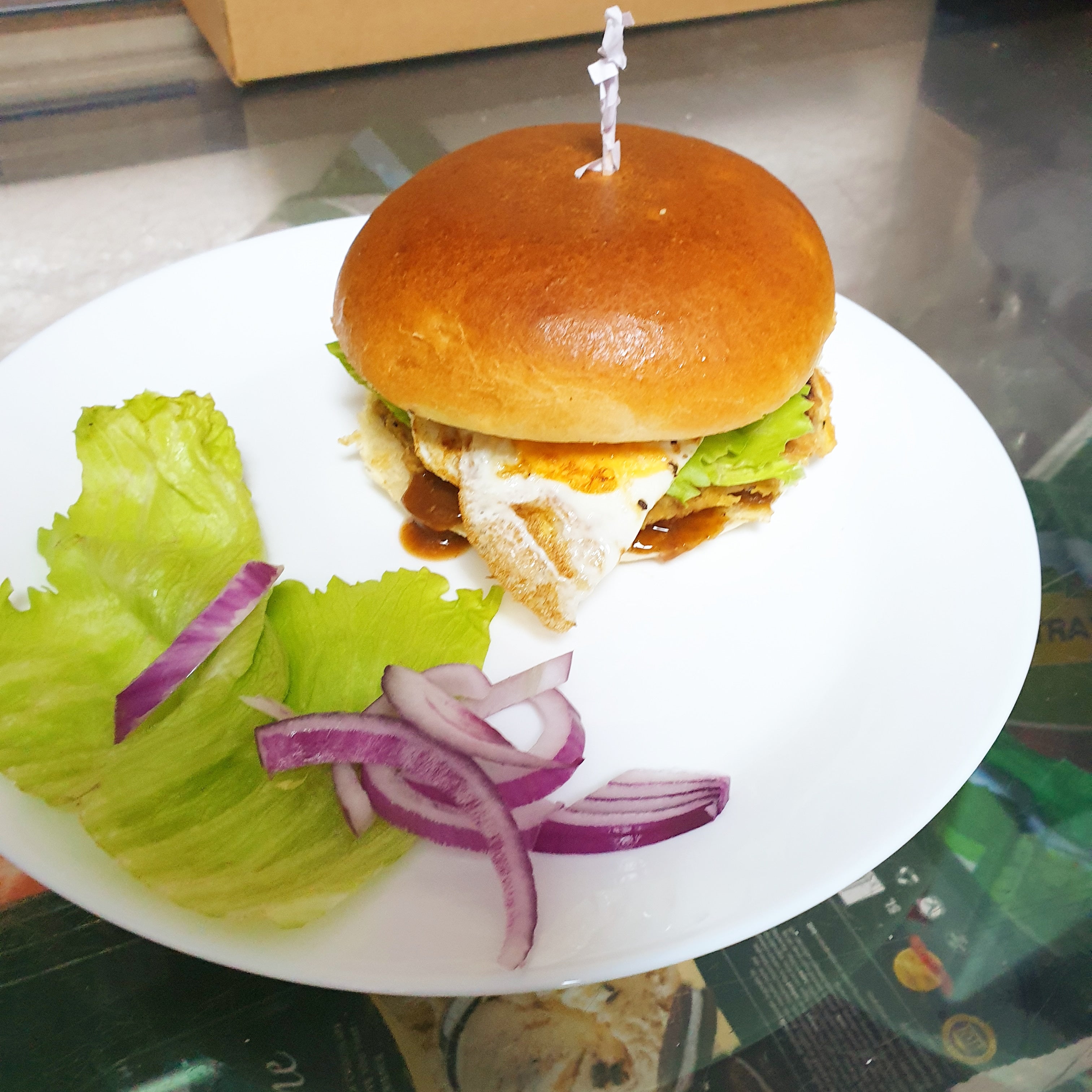 Bun Kebab (Shami Egg Burger)
