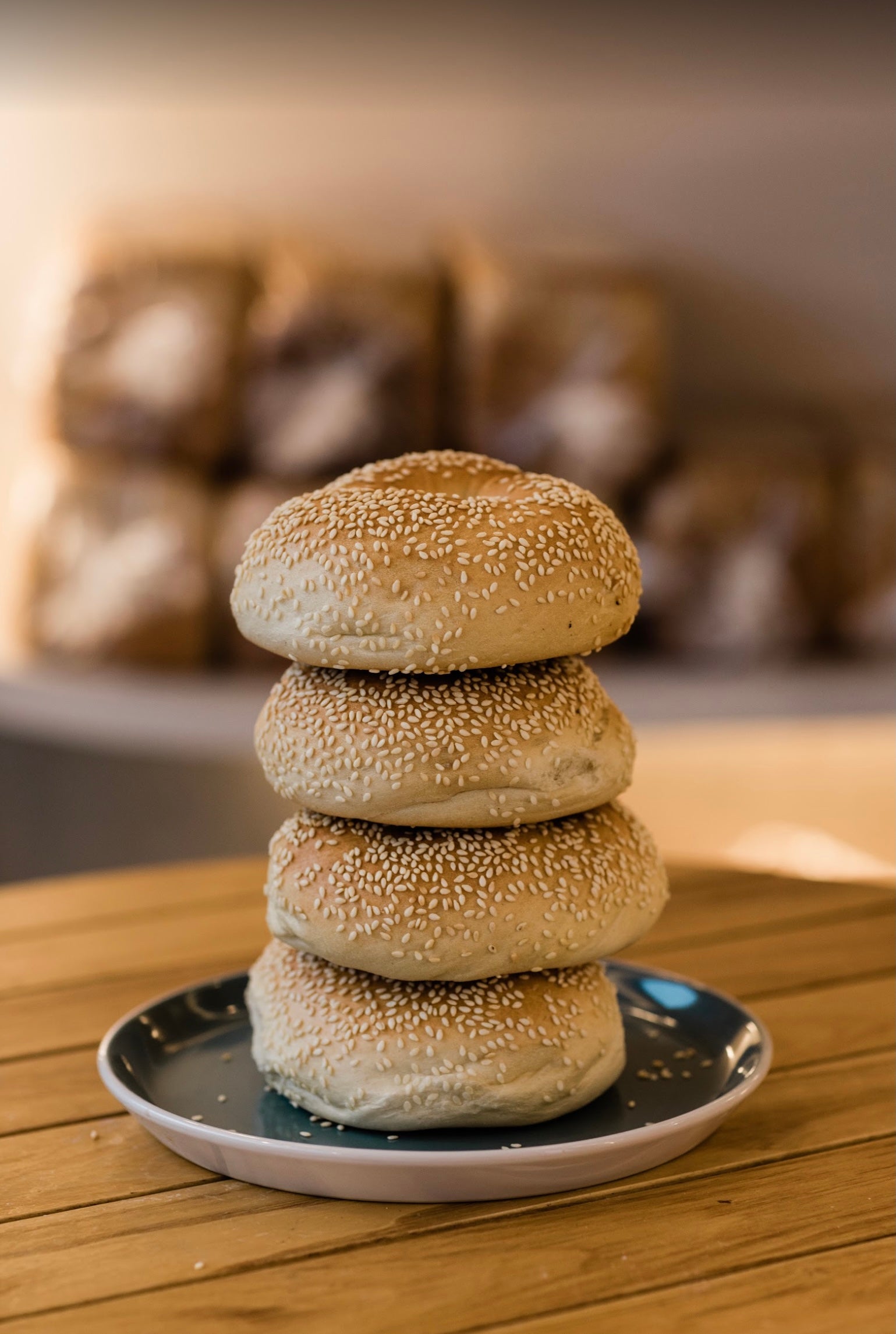 Sesame Bagels