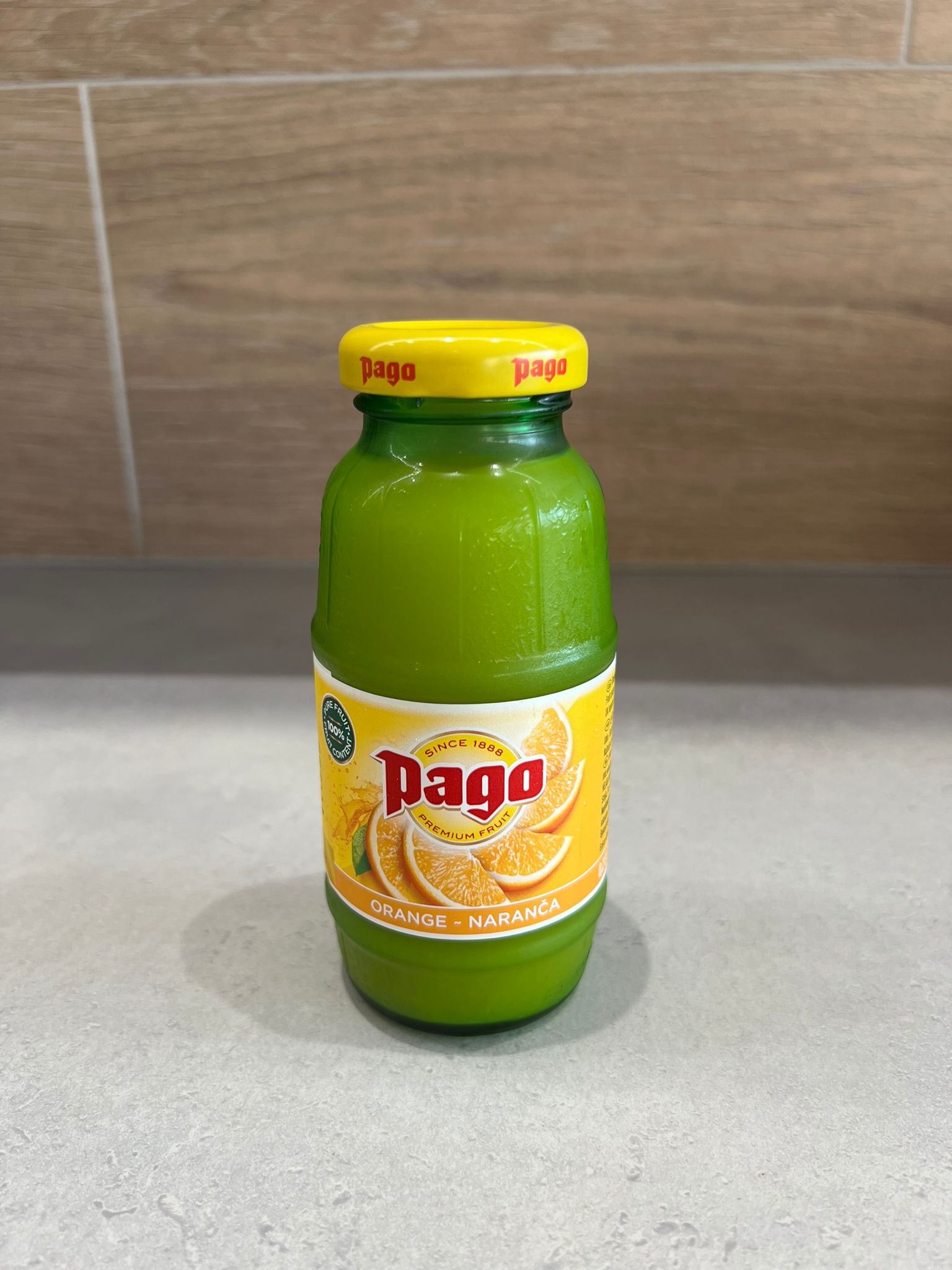 Pago pure never from concentrate Orange juice
