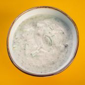 Yogurt with Mint and Cucumber