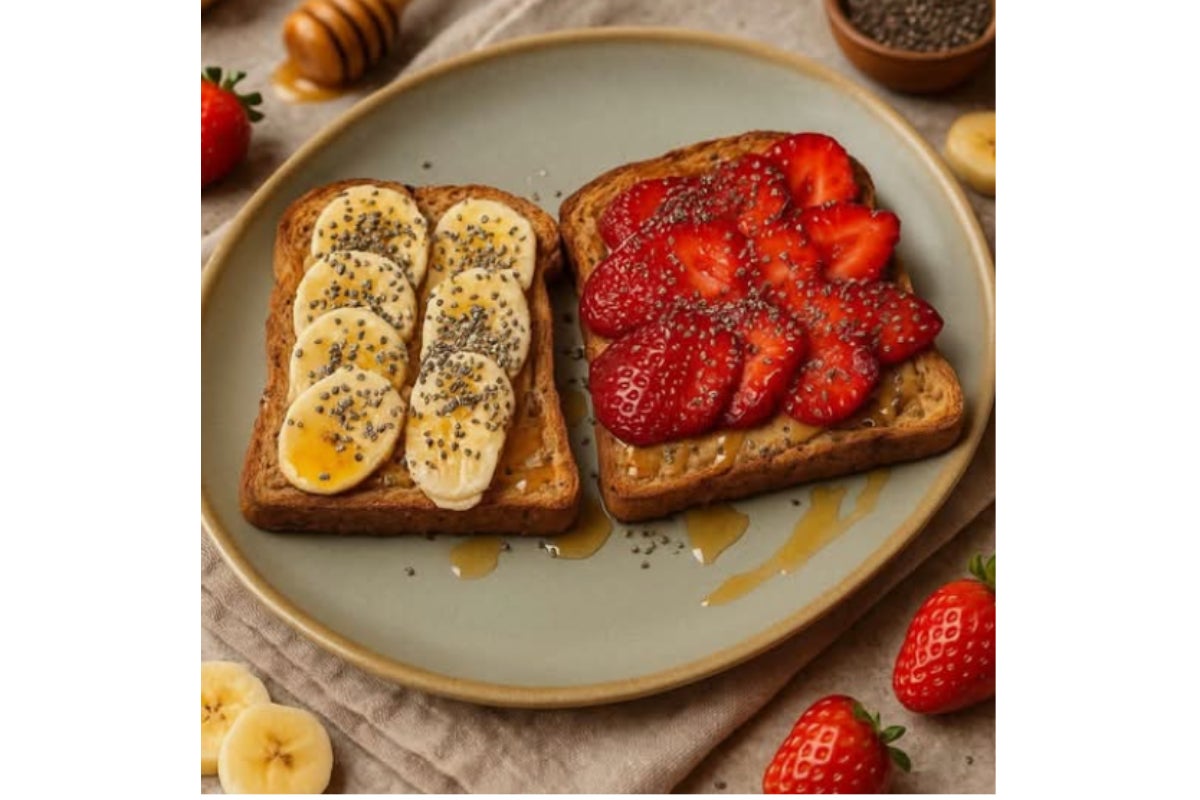 Strawbana Toast