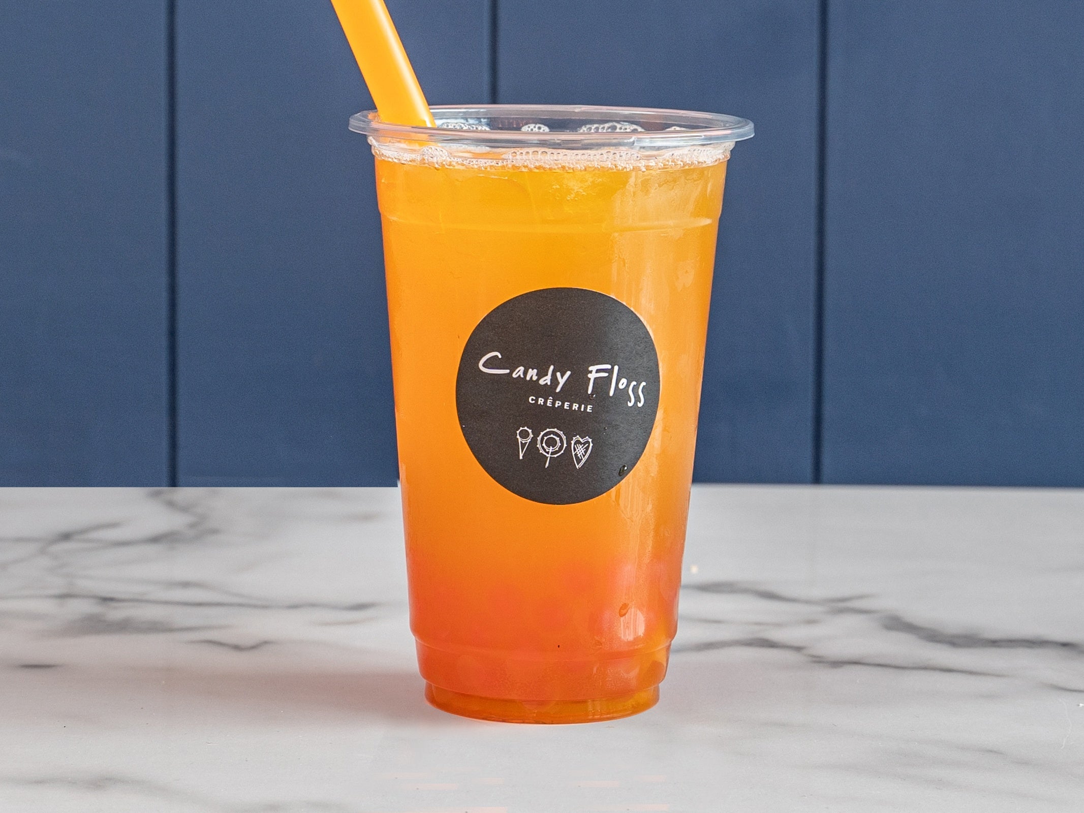 Mango Bubble tea