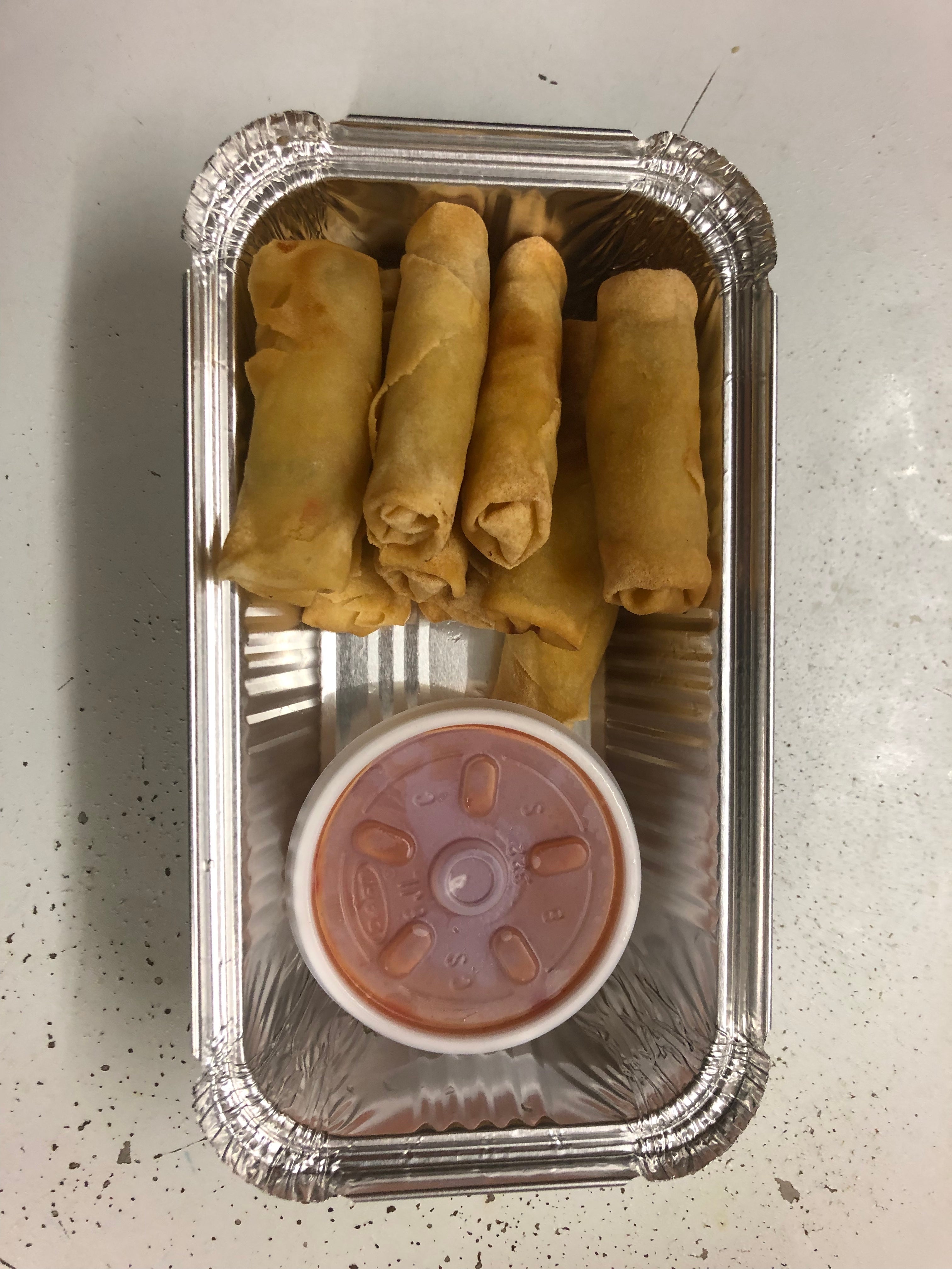 Vegetarian Spring Rolls (10 Pieces)才卷