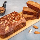 Jaggery Almond Loaf Cake