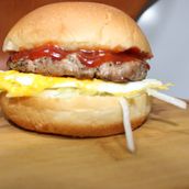 Beef Burger With Egg