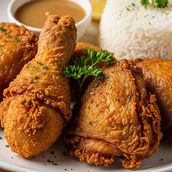 FRIED CHICKEN WITH RICE