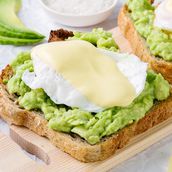 Eggs Benedict Avocado Toast