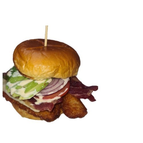 CHICKEN CLUB BURGER