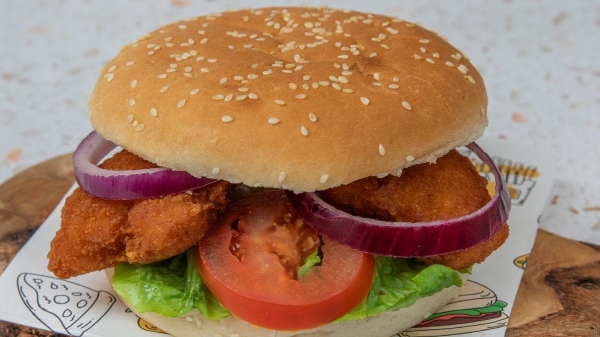 Spicy Chicken Strip Burger