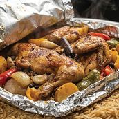 Chicken Madfoon With Rice