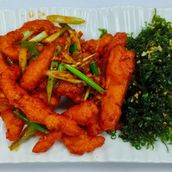 Crispy Spinach Chicken