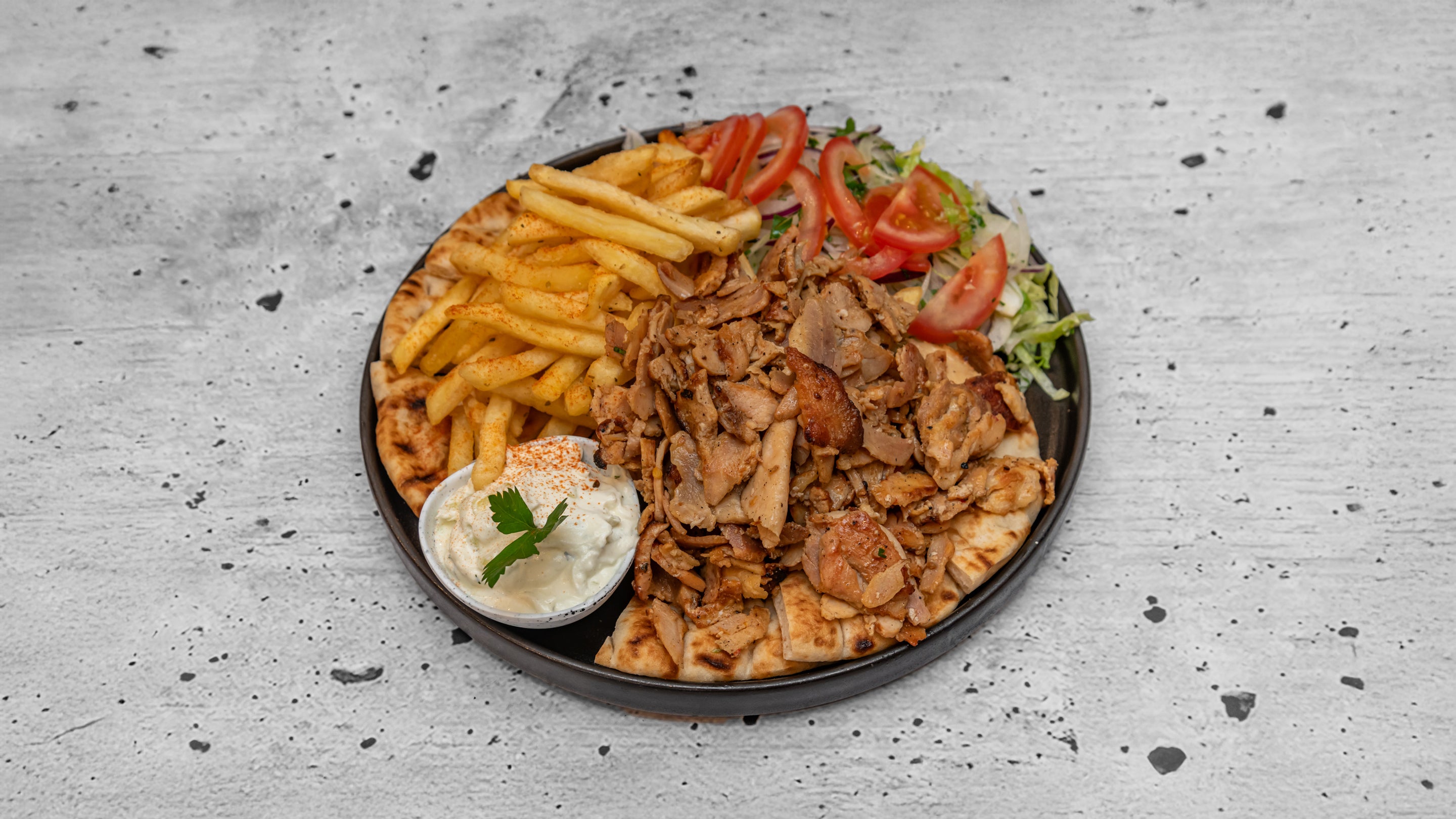 Chicken Gyros Portion Platter