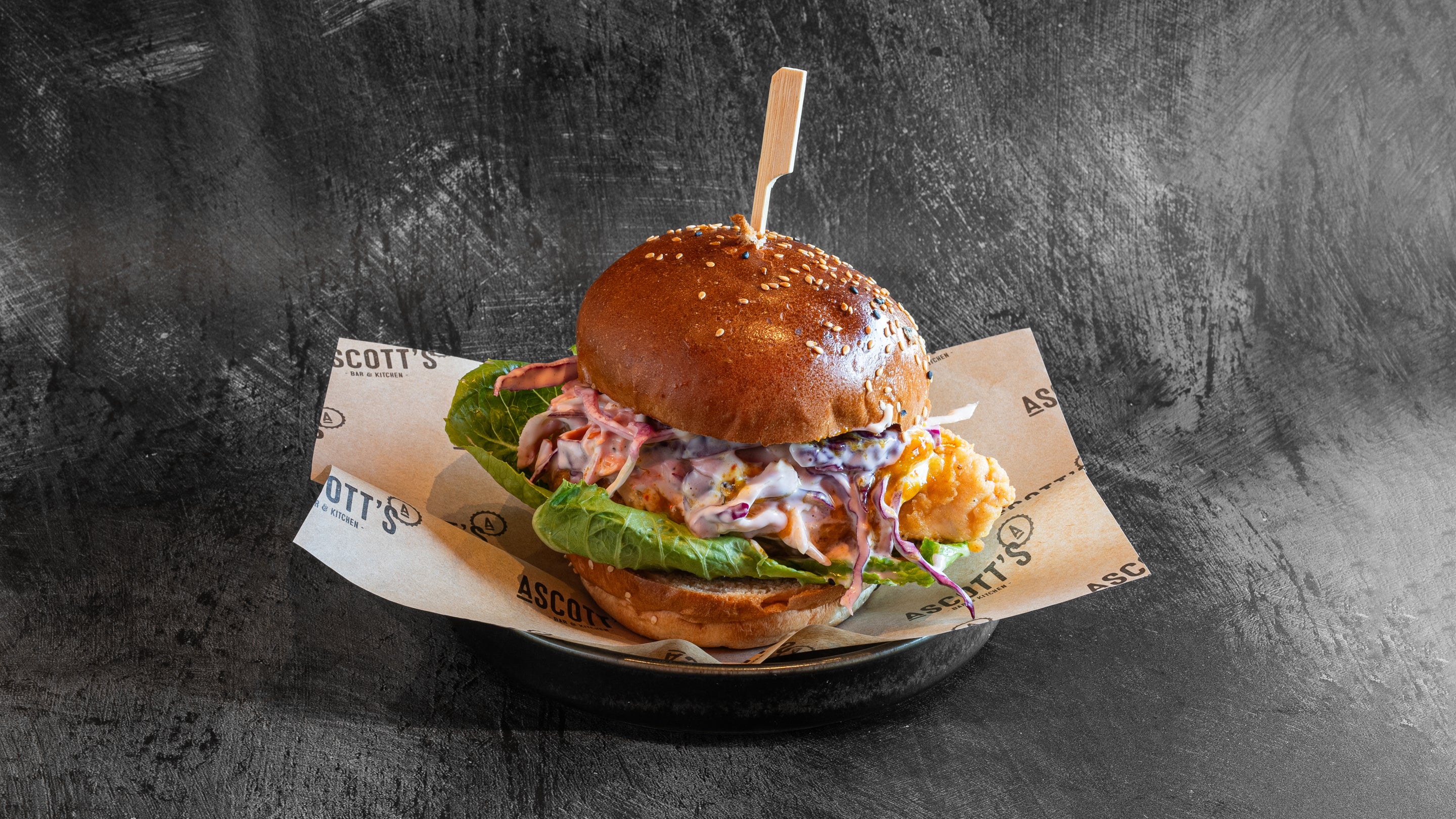 The Bajan Fiery Chicken Burger