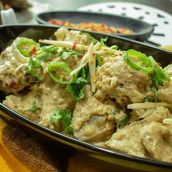 CHICKEN WHITE KARAHI HALF