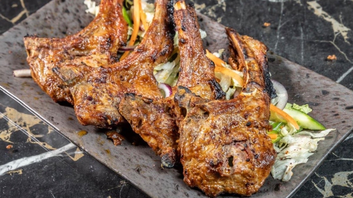 Charcoal Lamb Chops