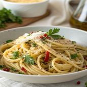 Aglio E Olio Classico Italiano pasta