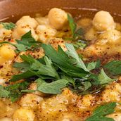 Chickpeas Dish With Oil