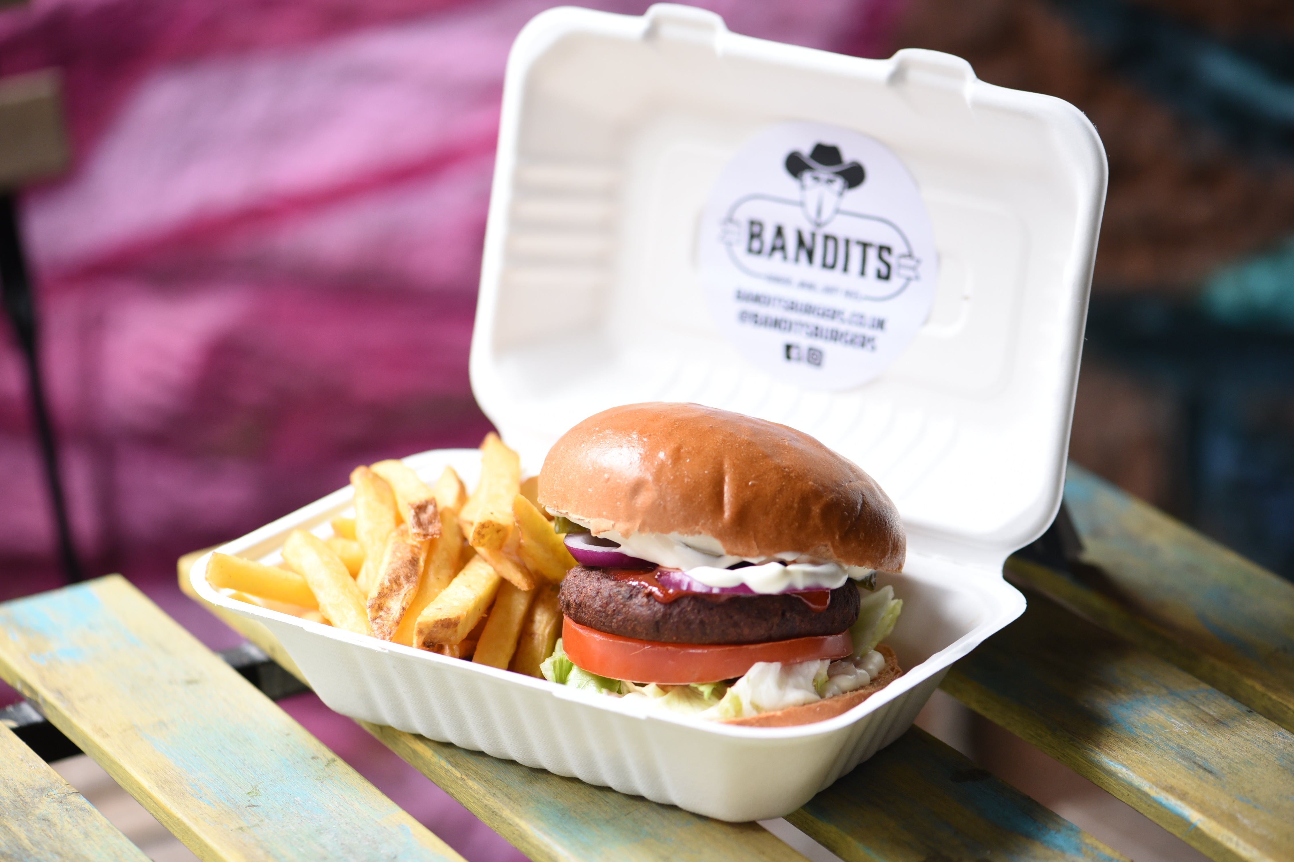 Clean get away and fries deal - vegan