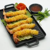 Golden Fried Prawns