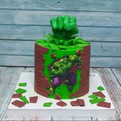 Hulk Cake