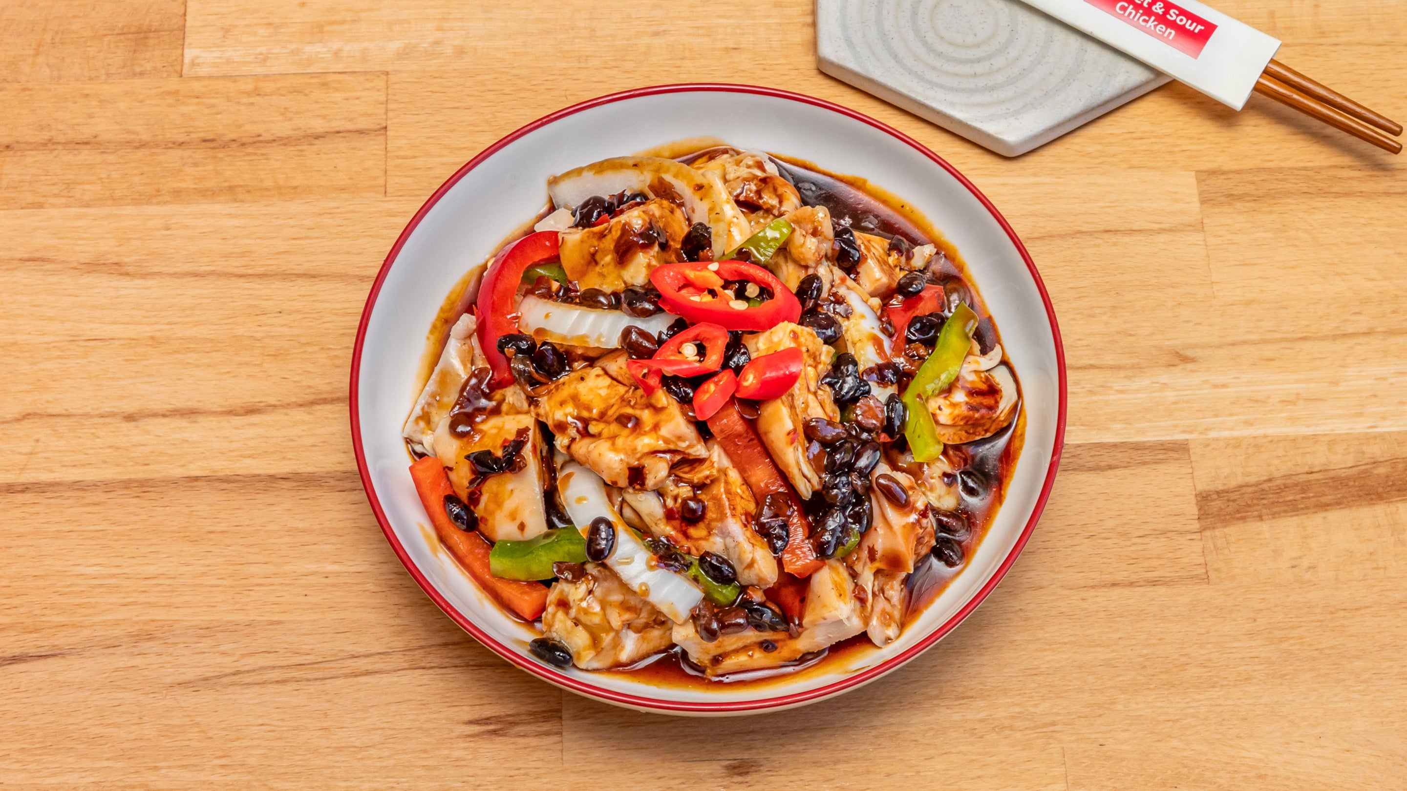 Black Bean Sauce with Marinated Chicken 豆汁鸡腿肉