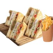 Veg Club Sandwich 
