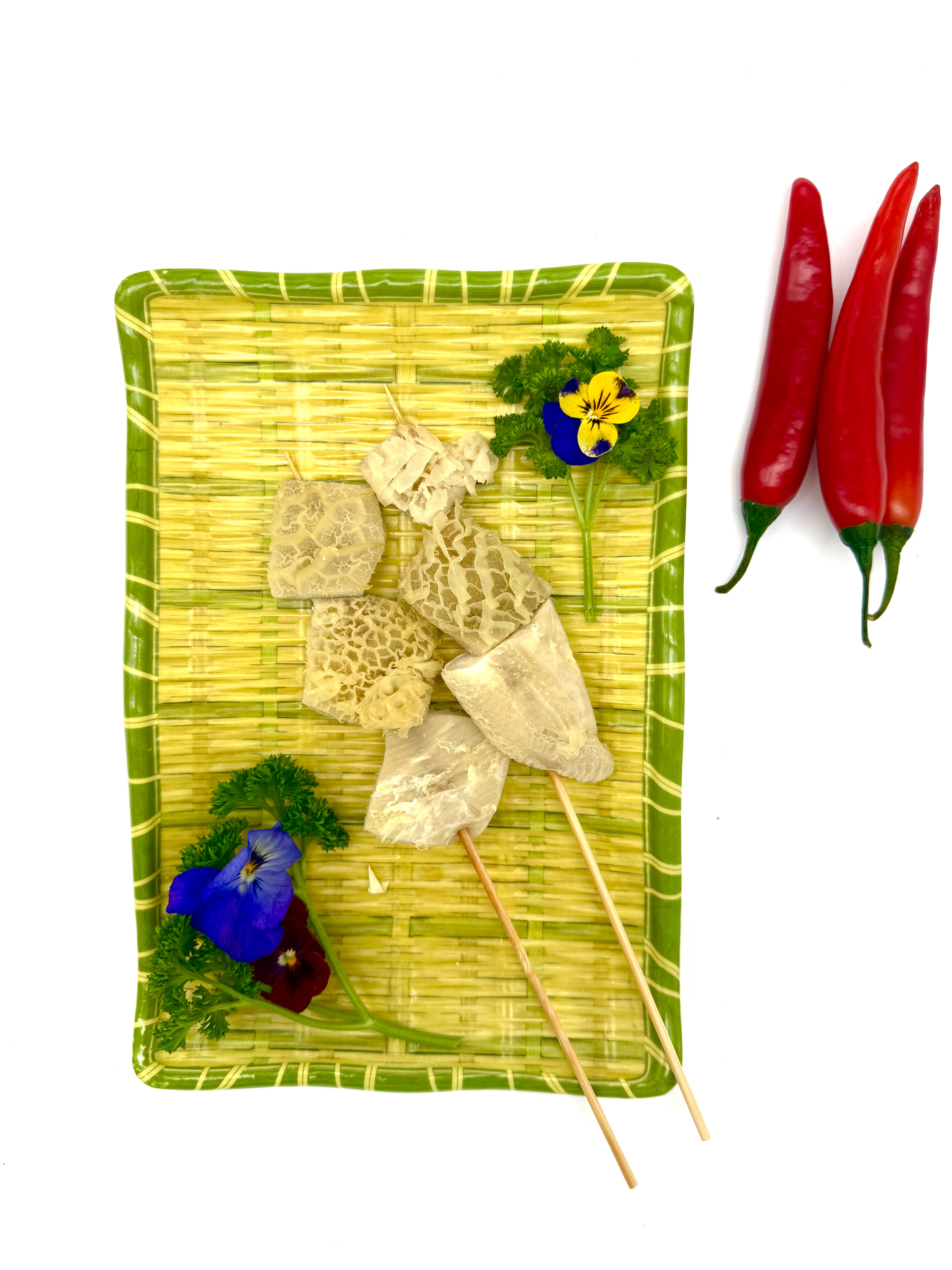Beef Honey Comb Tripe (minimum 2 Skewers Per Order) 牛肚(金钱肚)(2串起点)