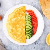 Omelet plate