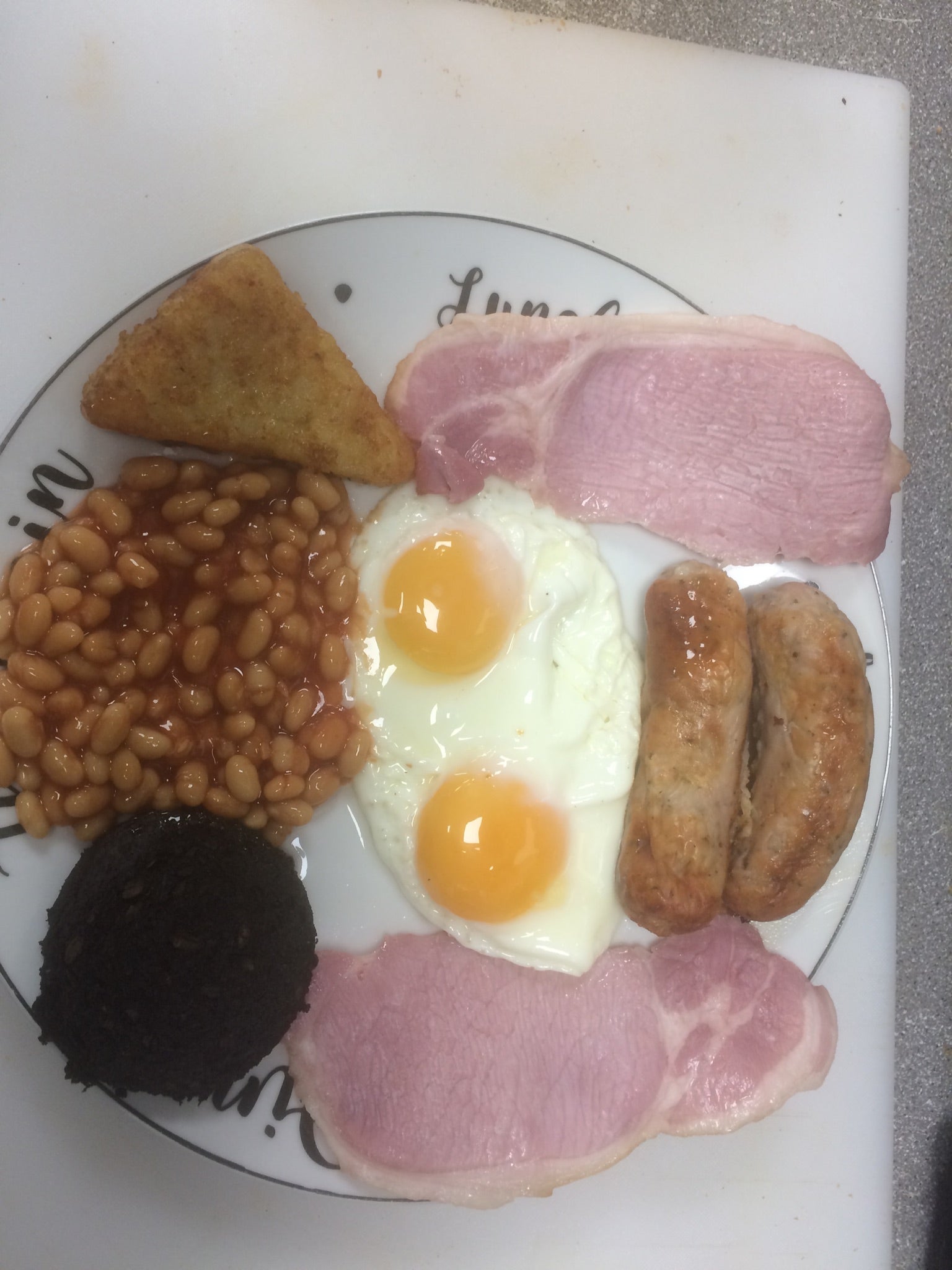 All day full English breakfast