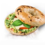 Avo Mozarella Bagel