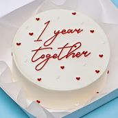 1 Year together cake