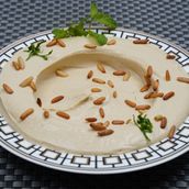 Hummos With Pine Nuts