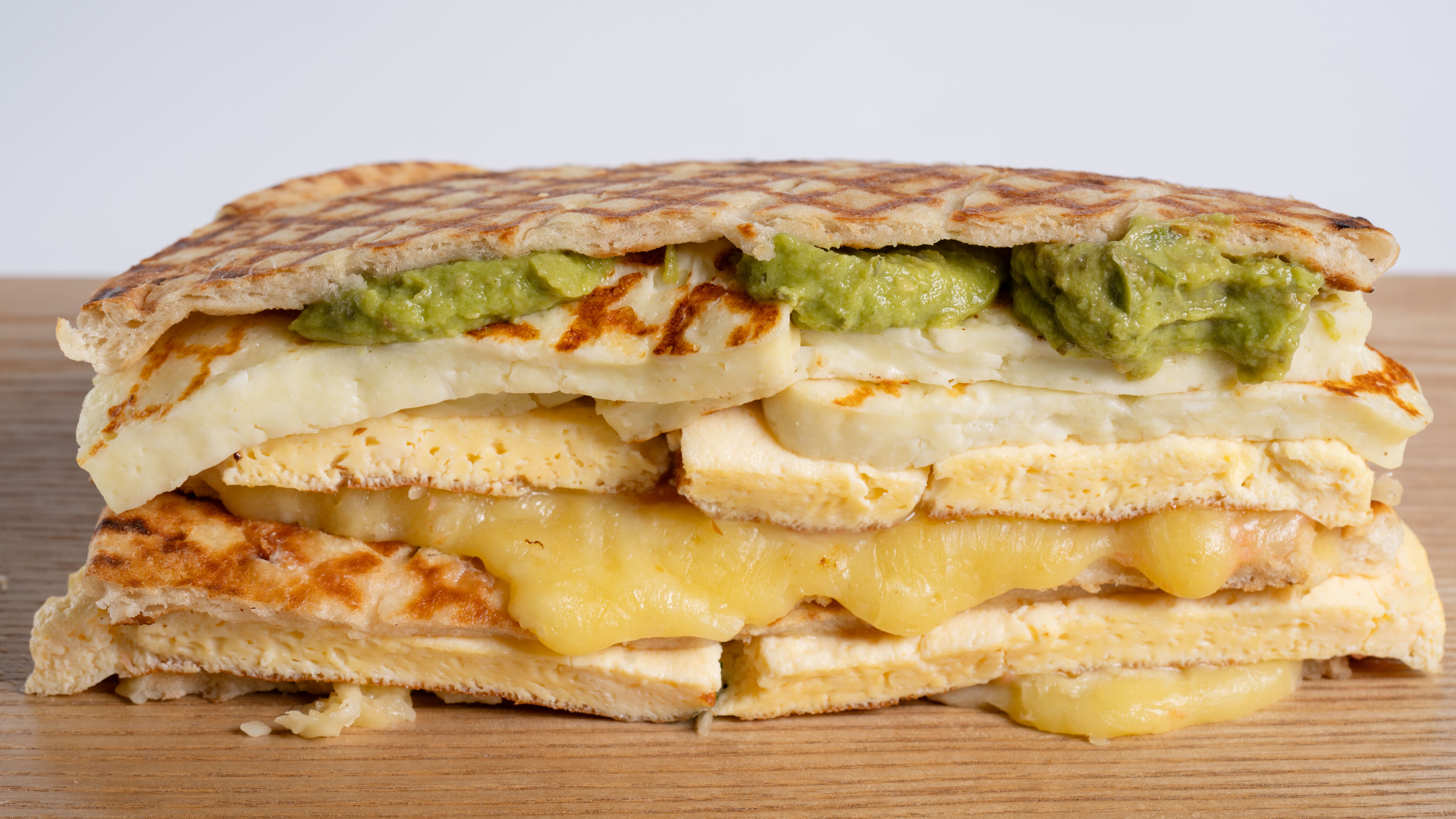 Halloumi and Guacamole Toastie