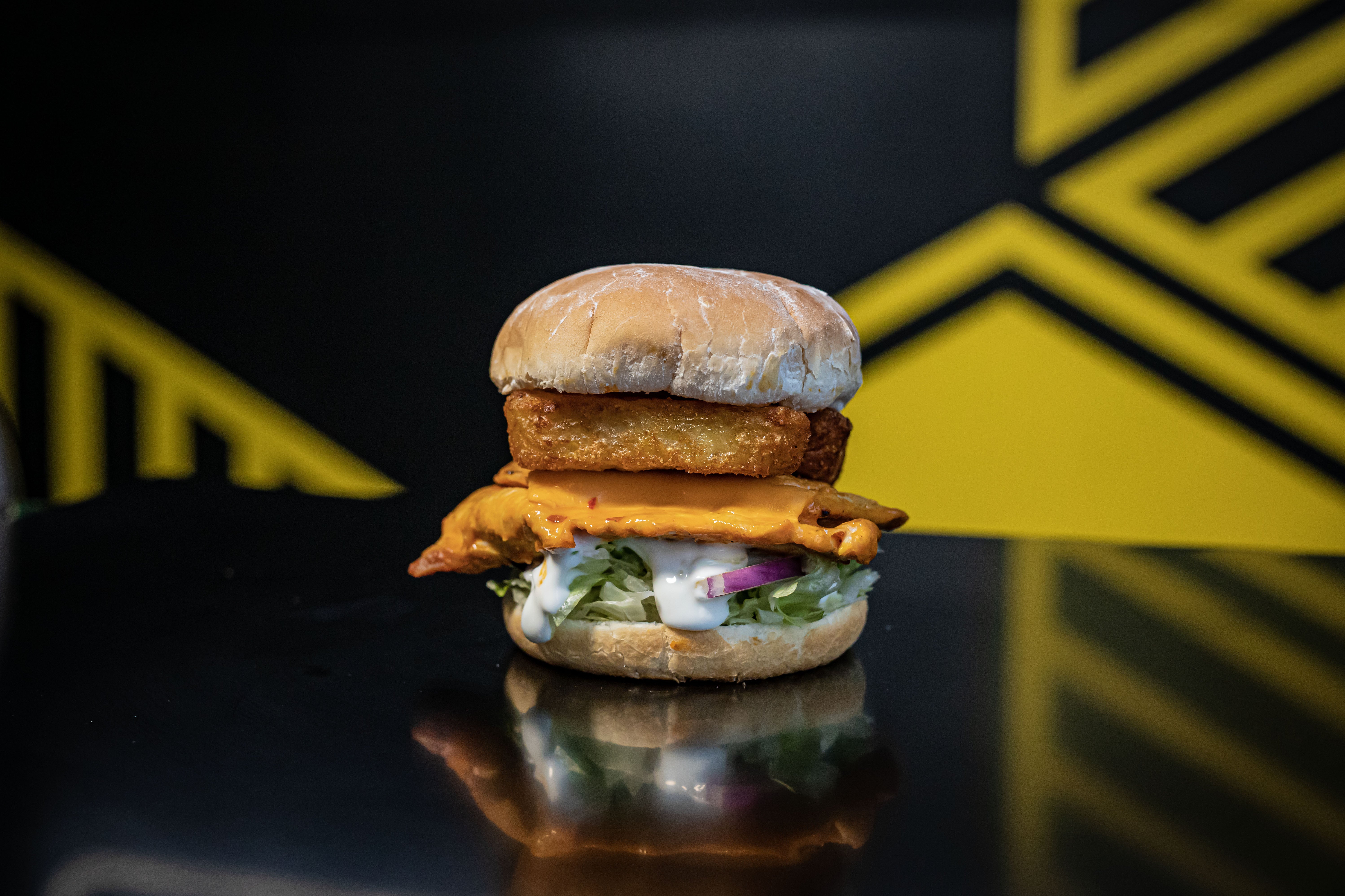 High Rise Double Chicken Burger